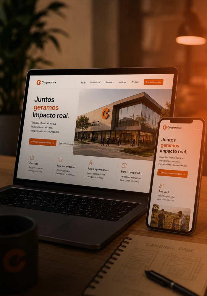 Sites e Landing Pages